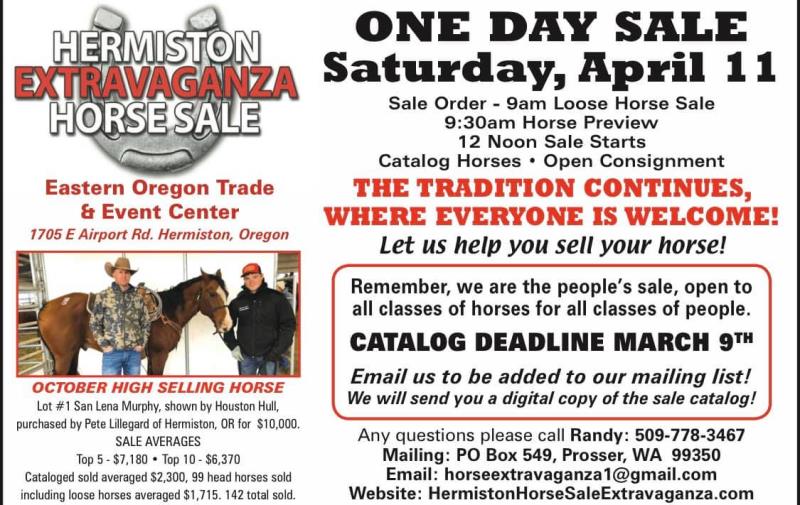 Hermiston Horse Sale Extravaganza