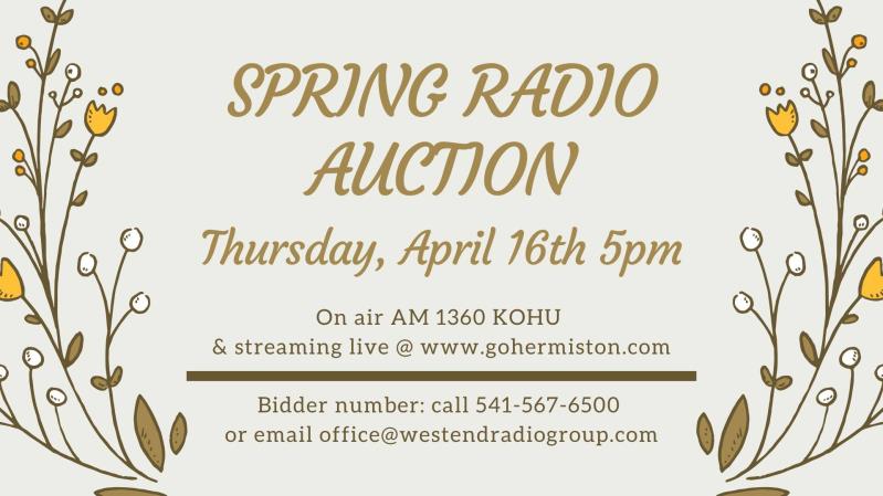 KOHU Spring Radio Auction